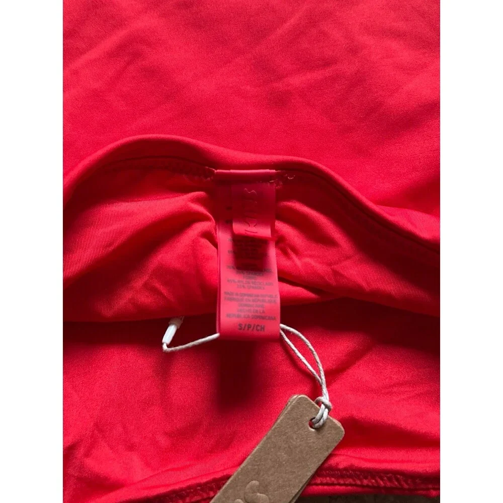 Skims Signature Swim Mid Waist Bottom Ruby Size Small